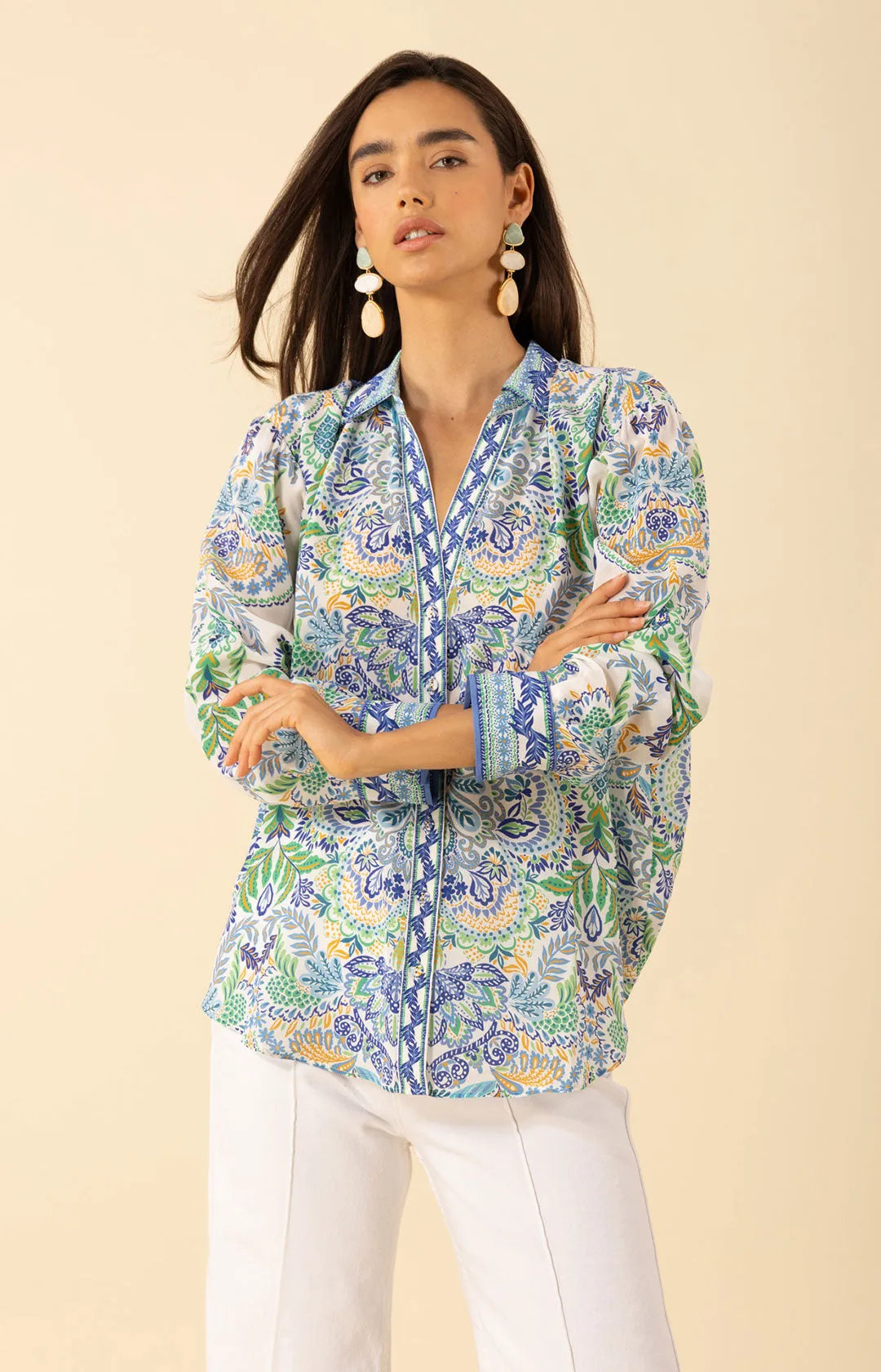 Waverly Silk Top sold by Hale Bob product image thumbnail 5