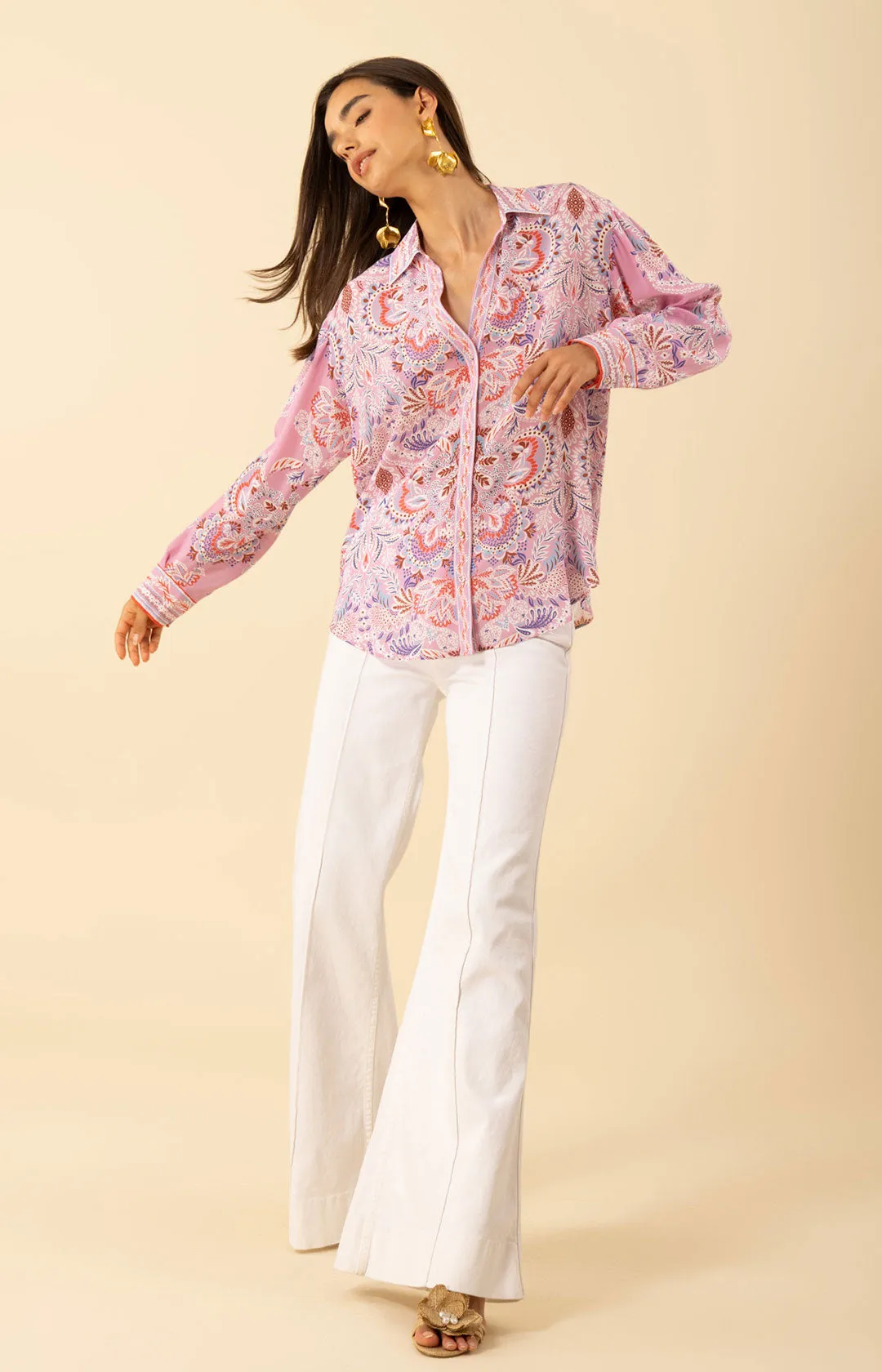 Waverly Silk Top sold by Hale Bob product image thumbnail 3