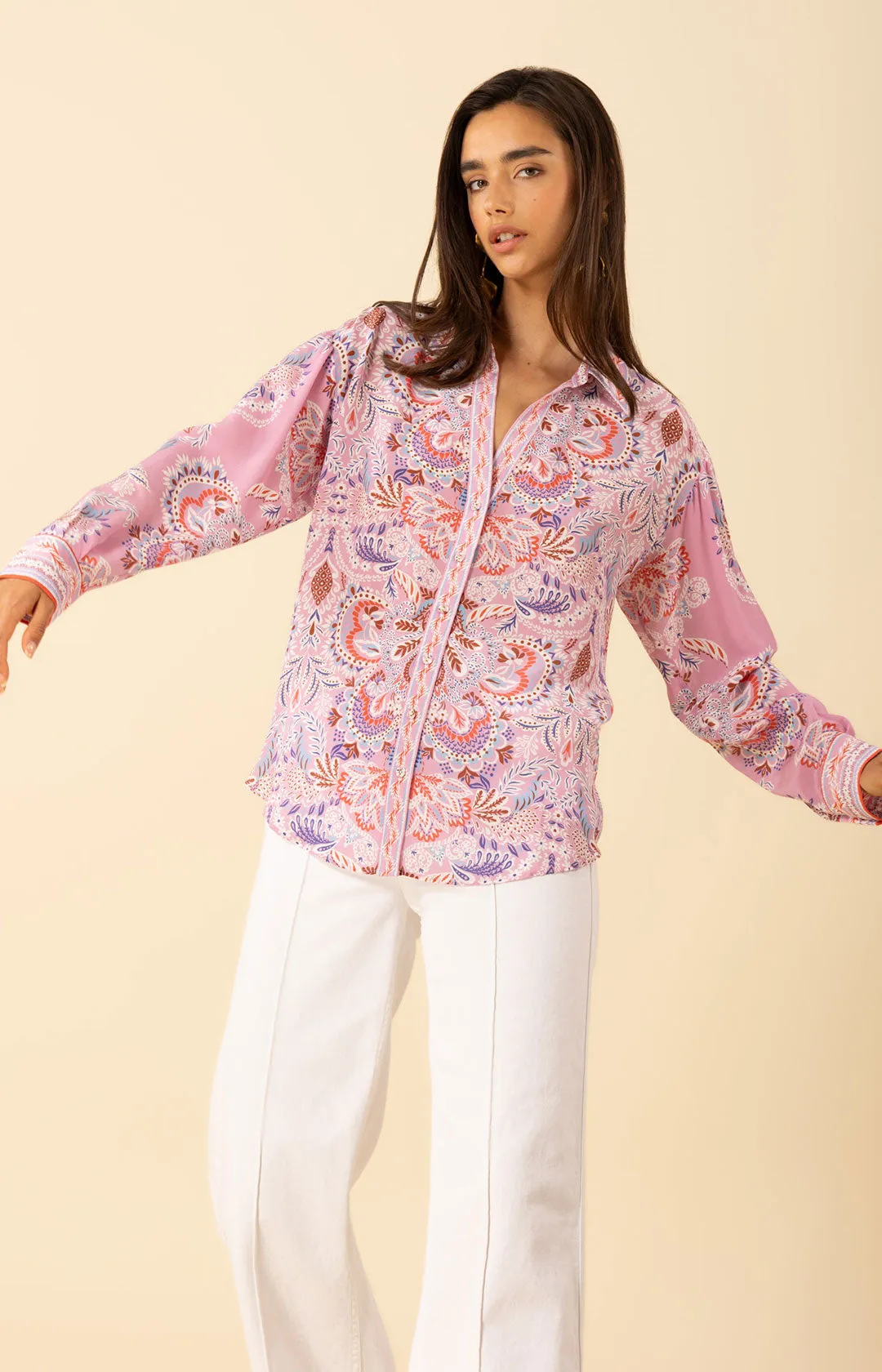 Waverly Silk Top sold by Hale Bob product image thumbnail 4