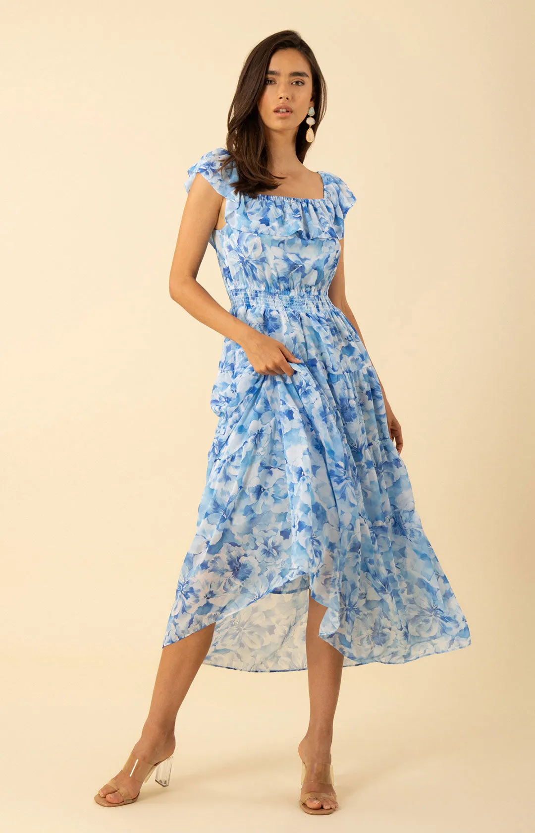 Estelle Chiffon Dress sold by Hale Bob