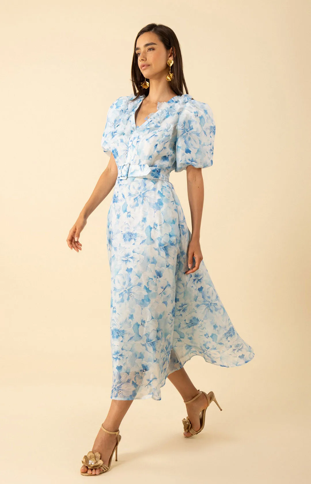 Nellie Floral Trim Dress sold by Hale Bob product image thumbnail 5