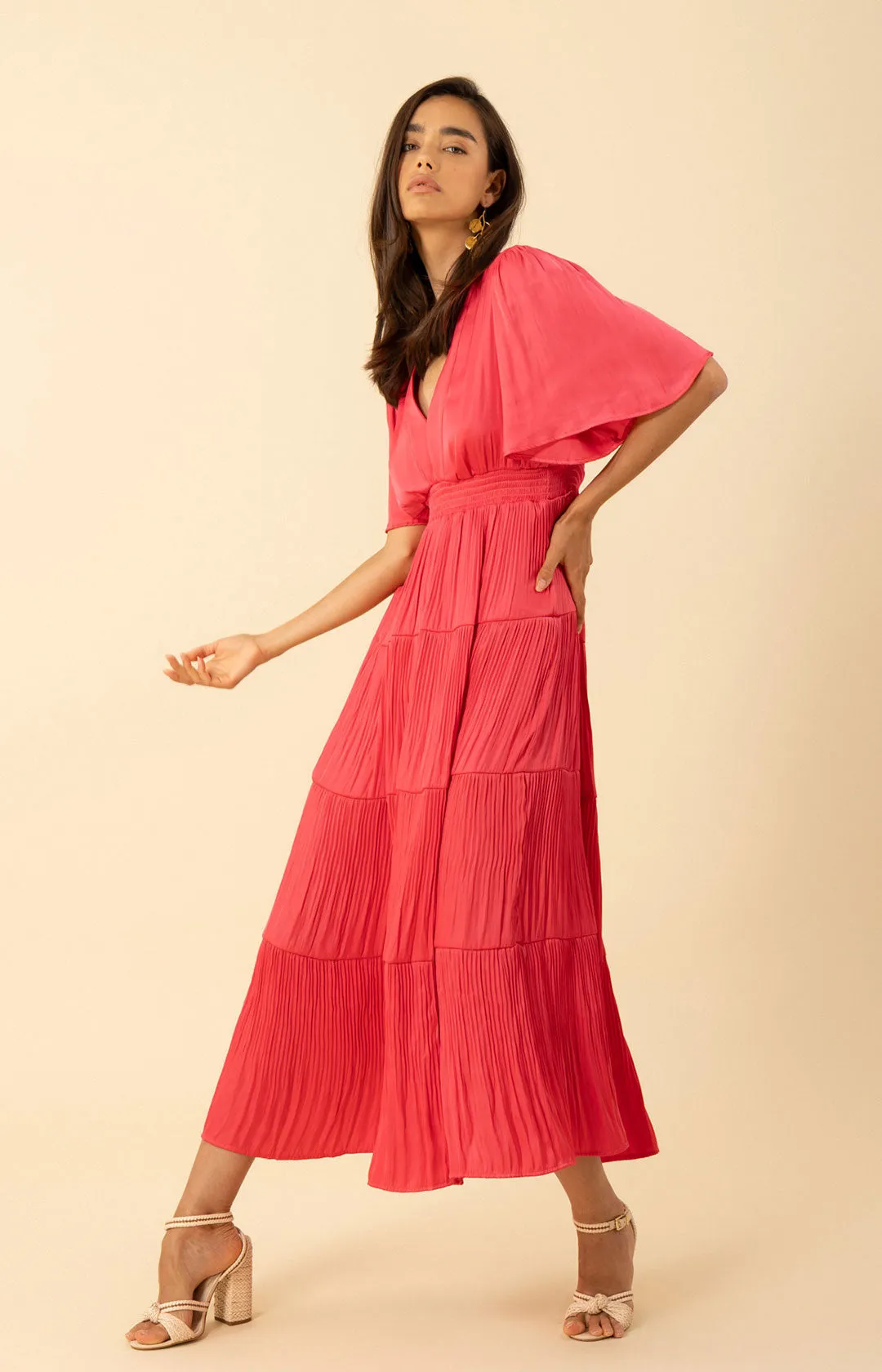 Angie Charmeuse Maxi Dress sold by Hale Bob product image thumbnail 4