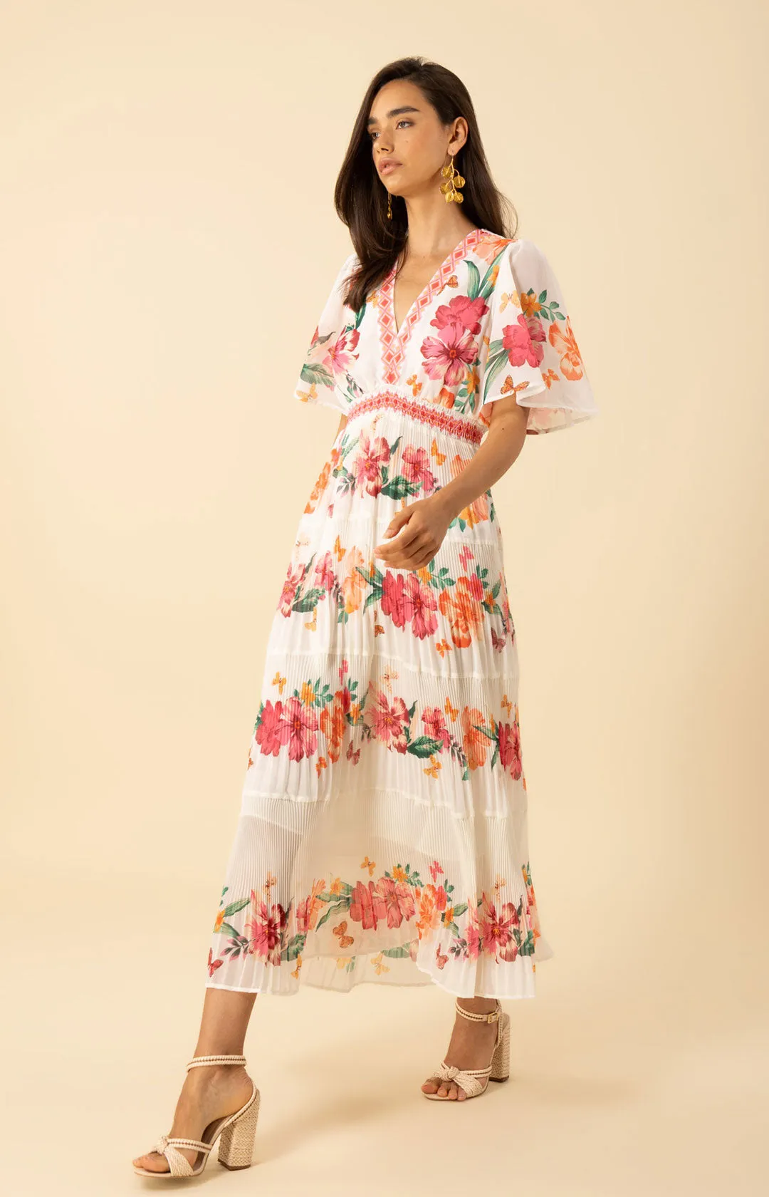 Angie Chiffon Maxi Dress sold by Hale Bob product image thumbnail 5