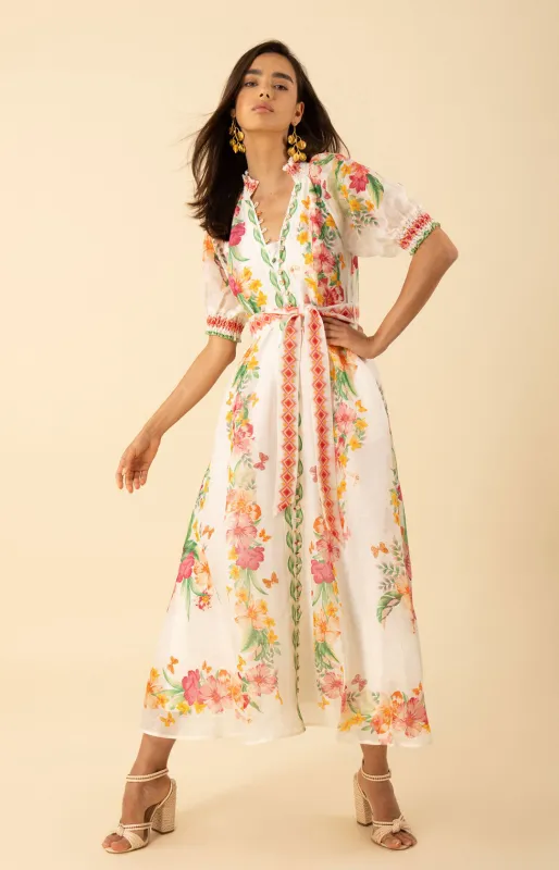 Alaiya Organza Maxi Dress sold by Hale Bob