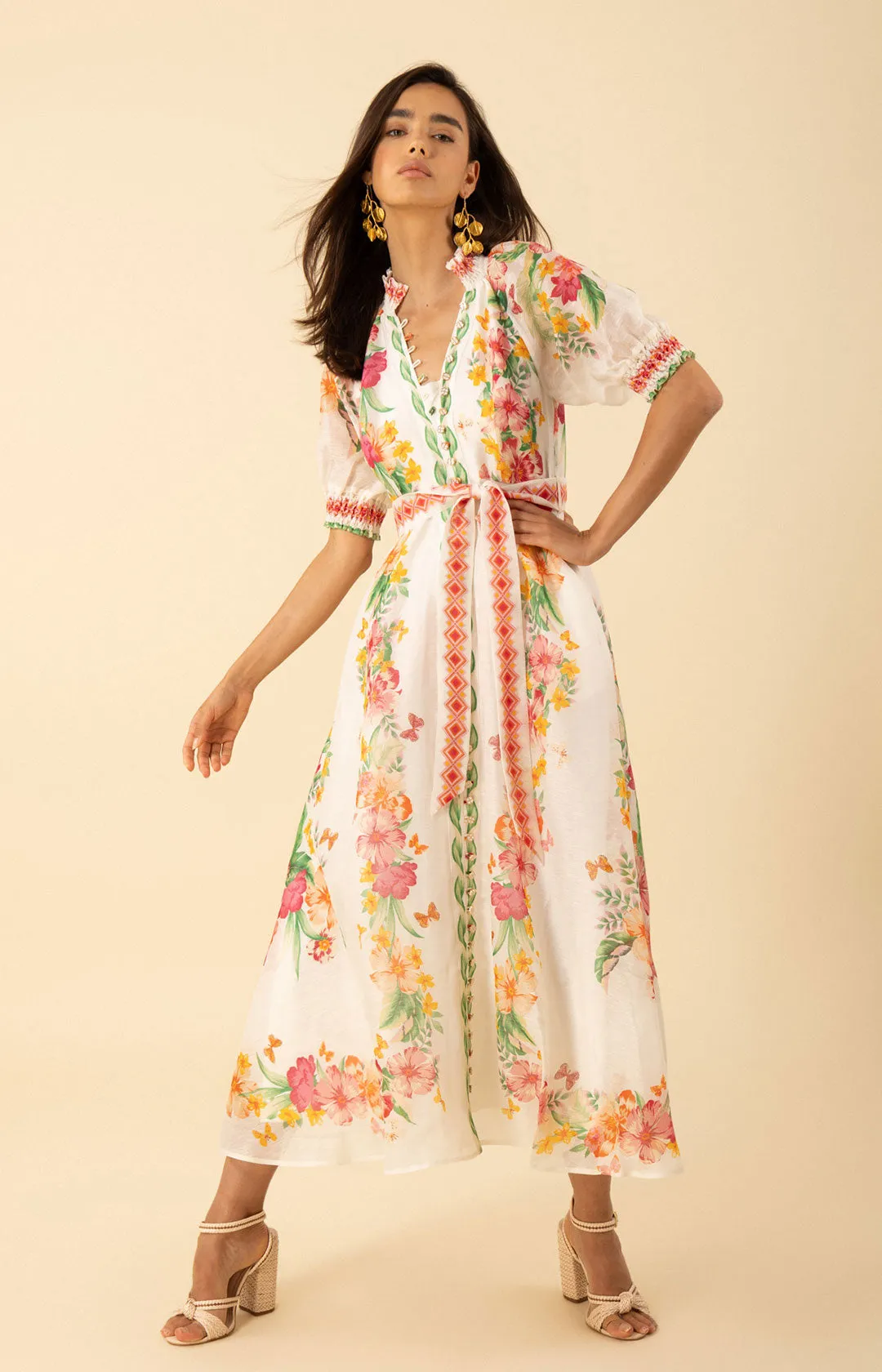Alaiya Organza Maxi Dress sold by Hale Bob