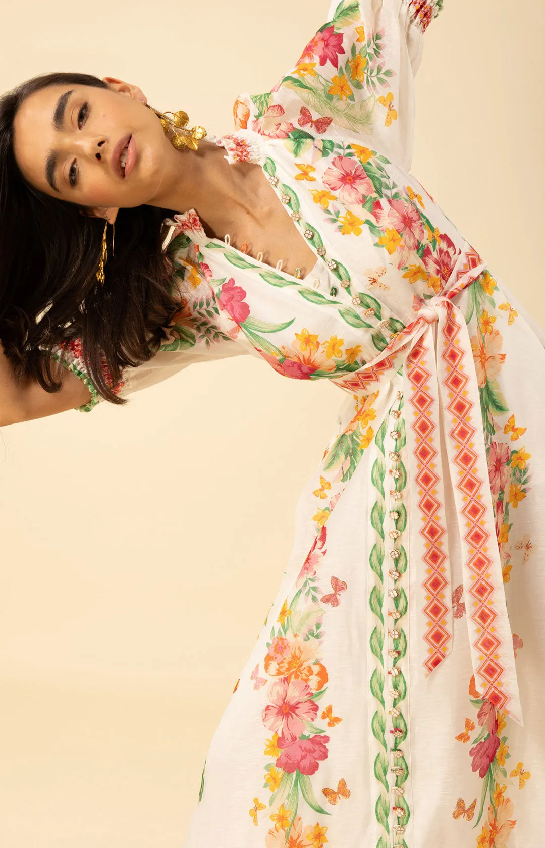 Alaiya Organza Maxi Dress sold by Hale Bob product image thumbnail 4