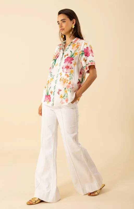 Coraline Charmeuse Top sold by Hale Bob