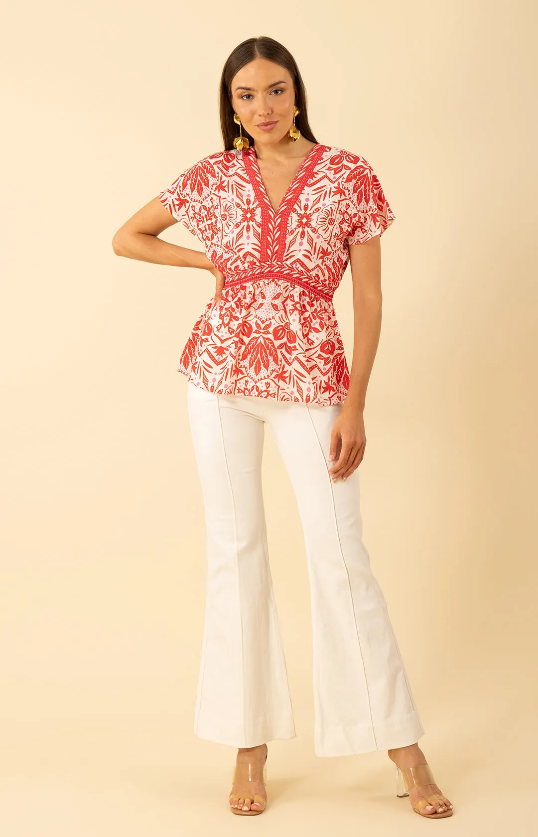 Persephone Silk Top sold by Hale Bob product image thumbnail 5