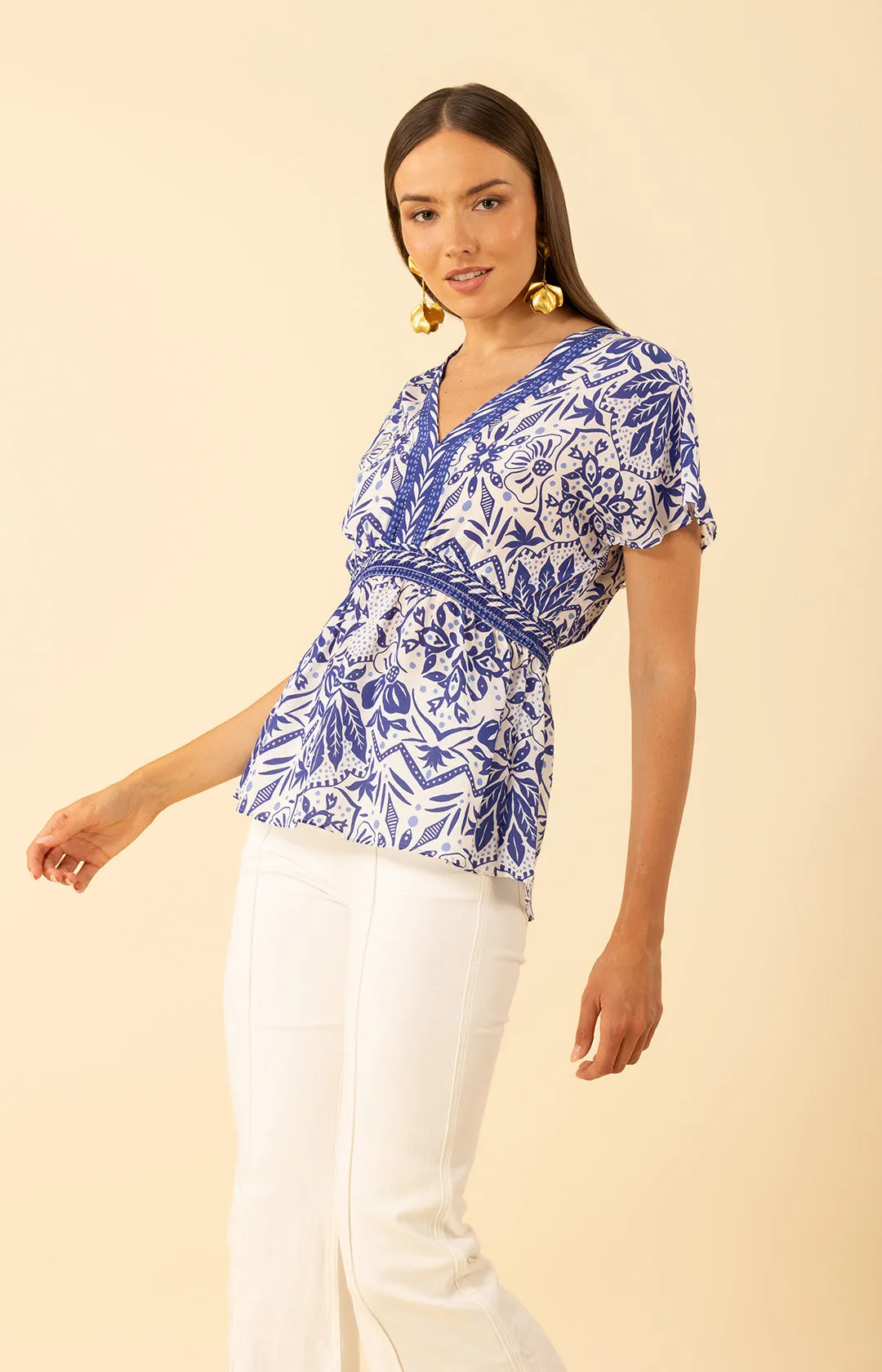 Persephone Silk Top sold by Hale Bob product image thumbnail 4