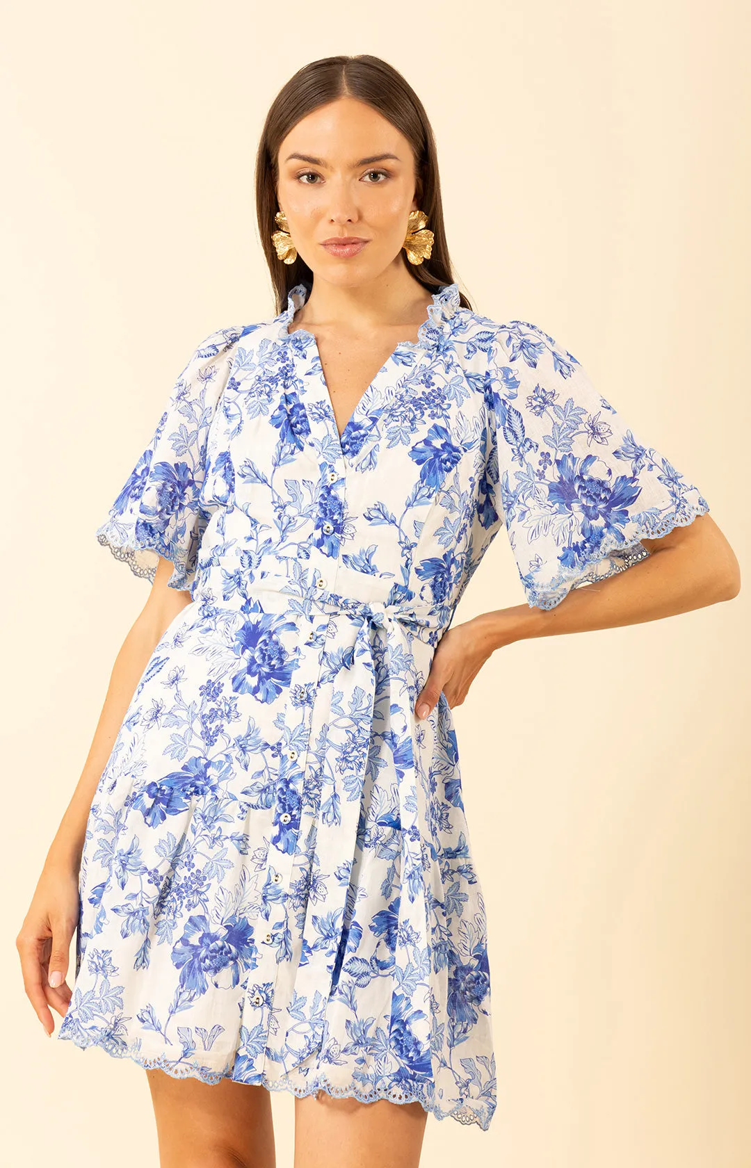 Emmalyn Linen Dress sold by Hale Bob product image thumbnail 3