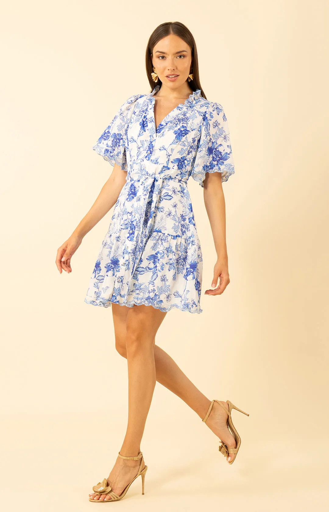Emmalyn Linen Dress sold by Hale Bob product image thumbnail 4