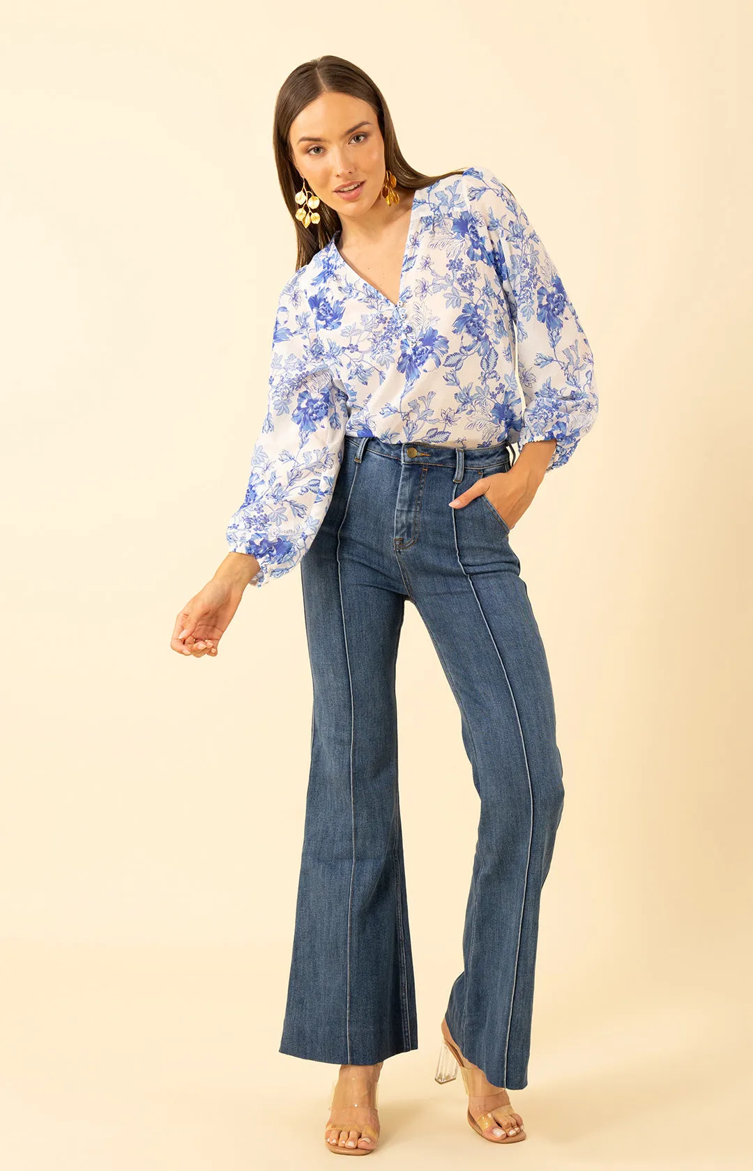 Elliot Voile Top sold by Hale Bob product image thumbnail 4