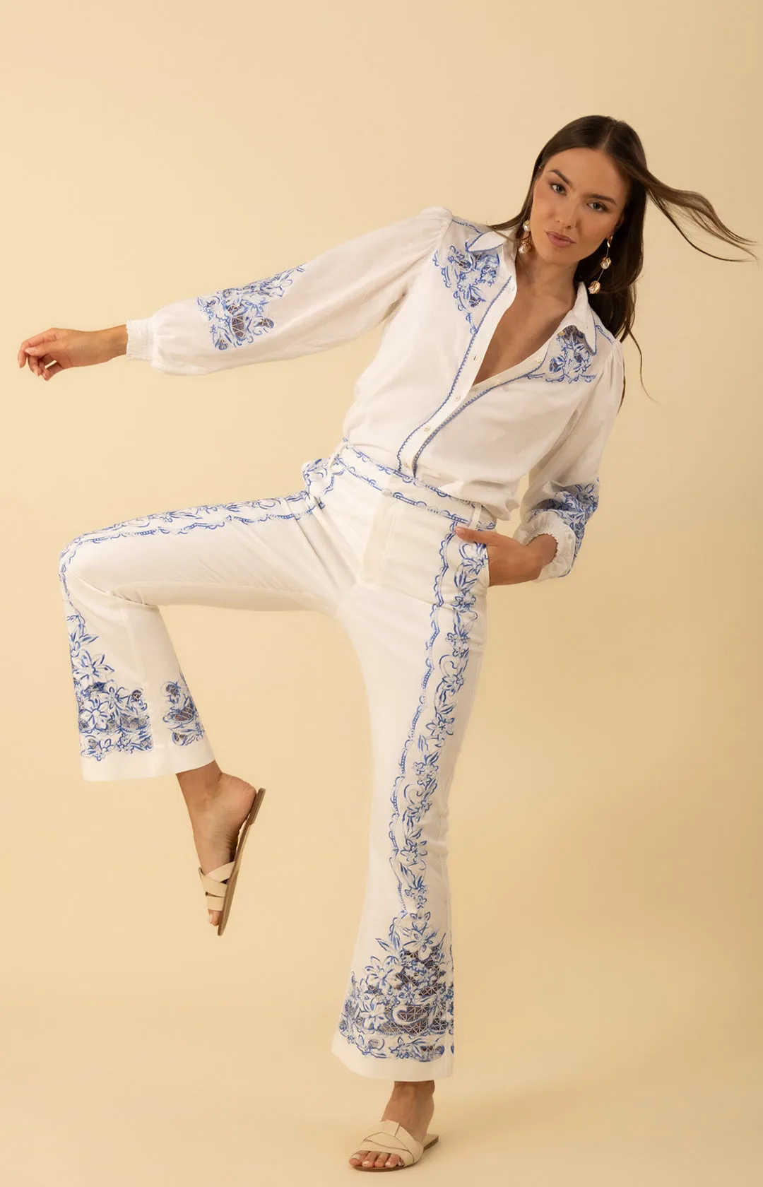 Kai Embroidery Pant sold by Hale Bob product image thumbnail 3