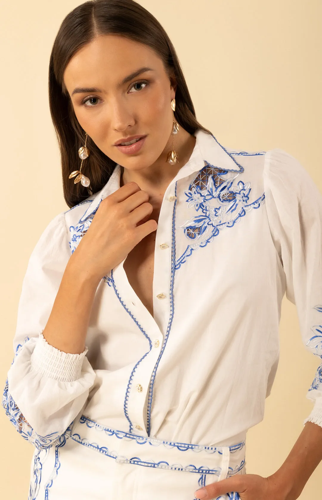 Jianna Embroidered Top sold by Hale Bob product image thumbnail 3