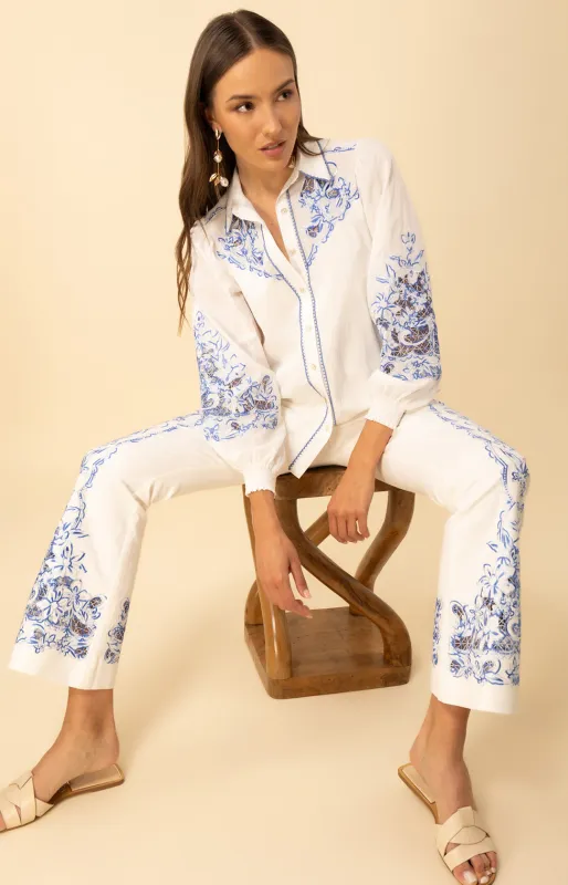 Jianna Embroidered Top sold by Hale Bob