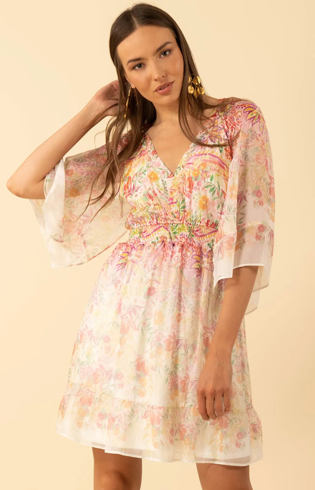 Baylee Chiffon Dress sold by Hale Bob product image thumbnail 3