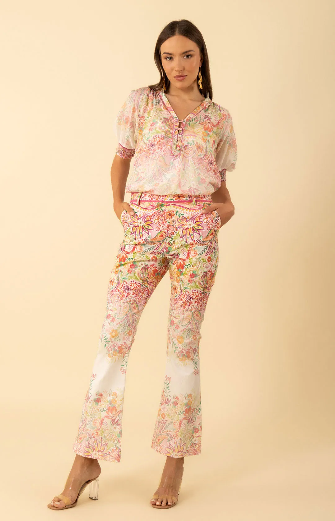 Bellamy Sateen Pant sold by Hale Bob product image thumbnail 3