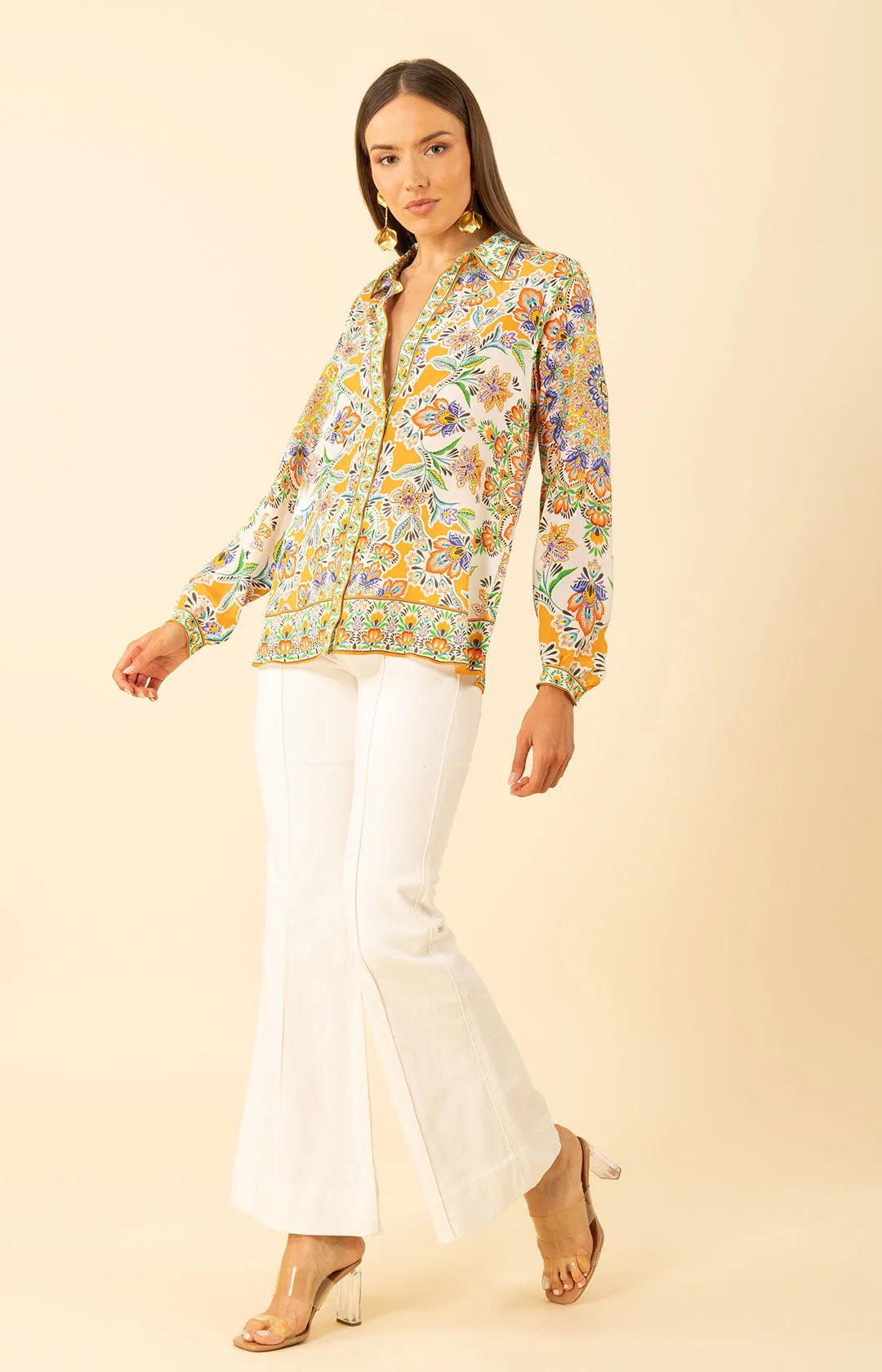 Azariah Silk Top sold by Hale Bob product image thumbnail 5