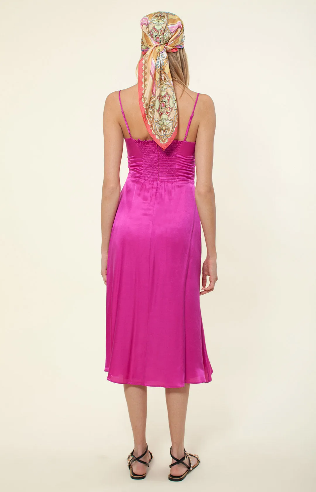 Manavi Solid Silk Dress sold by Hale Bob product image thumbnail 2