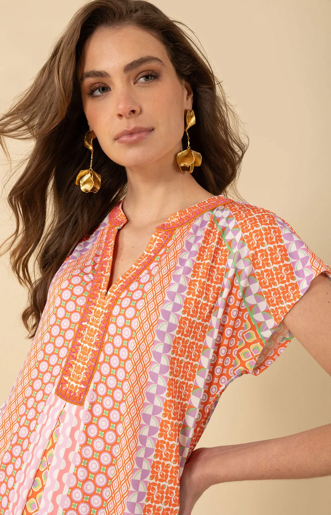 Malaysia Jersey Dress sold by Hale Bob product image thumbnail 3