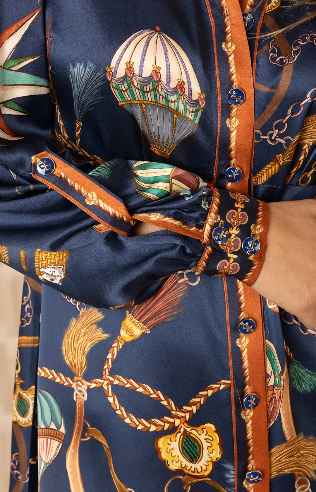 Cleo Silk Top sold by Hale Bob product image thumbnail 3