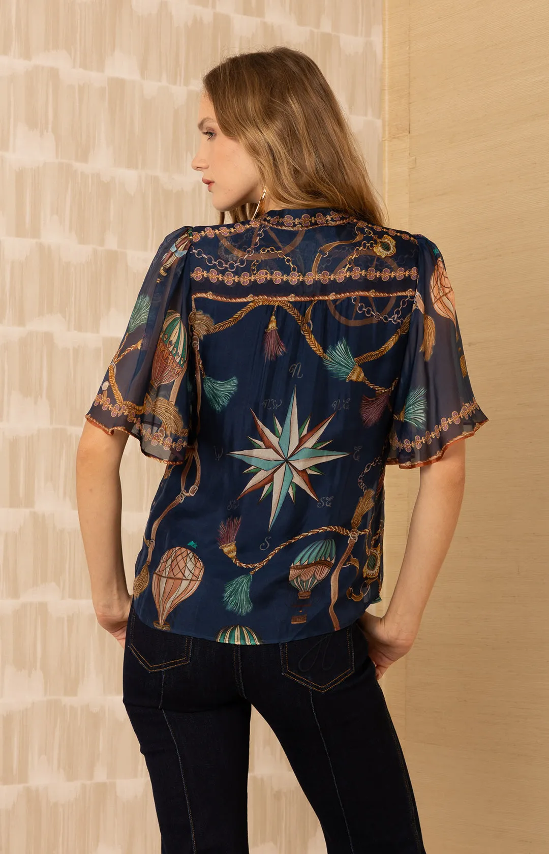 Hana Chiffon Top sold by Hale Bob product image thumbnail 2