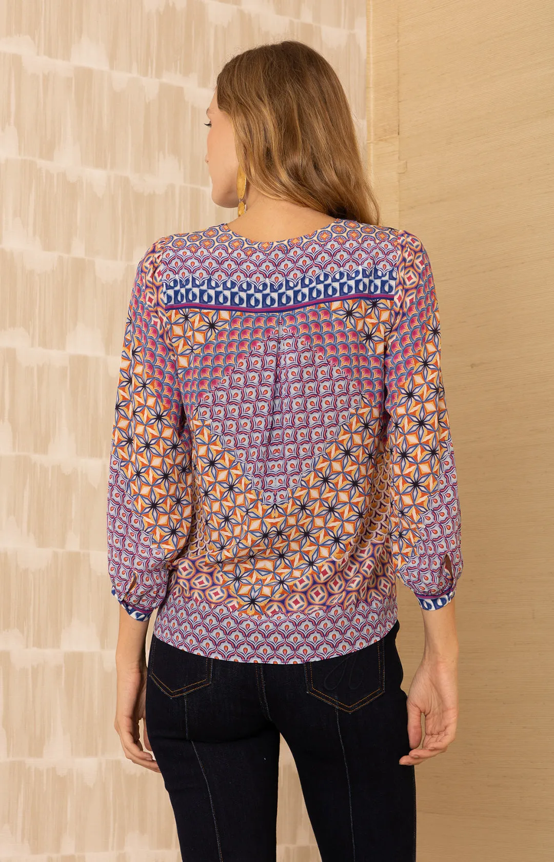 Saoirse Silk Top sold by Hale Bob product image thumbnail 2