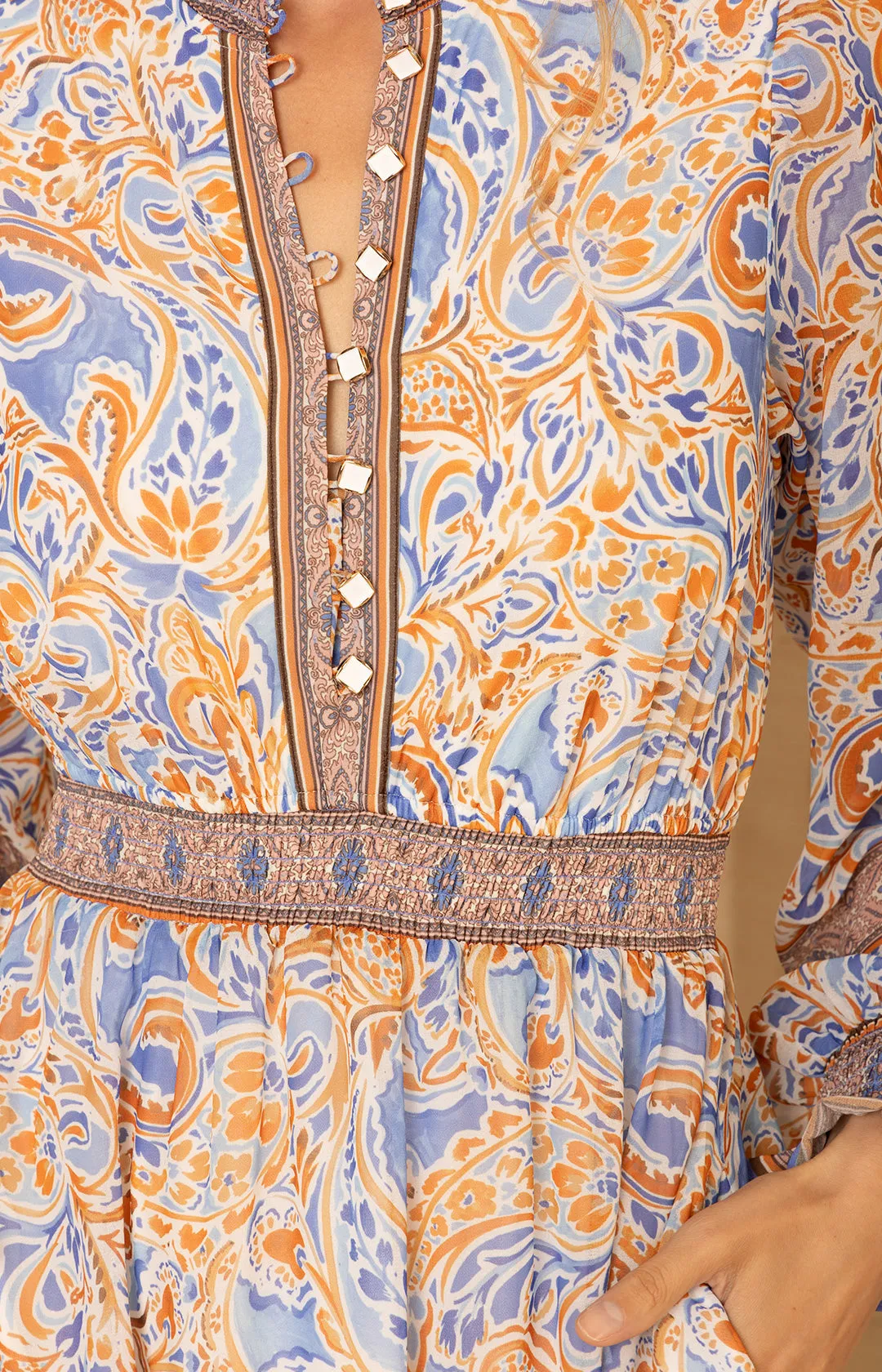 Nyra Chiffon Dress sold by Hale Bob product image thumbnail 5