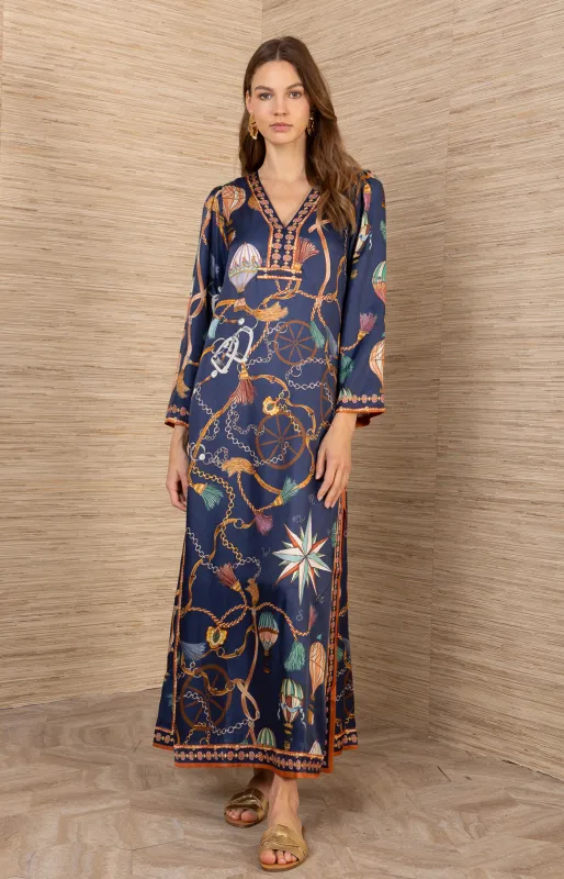 Valery Charmeuse Maxi Dress sold by Hale Bob