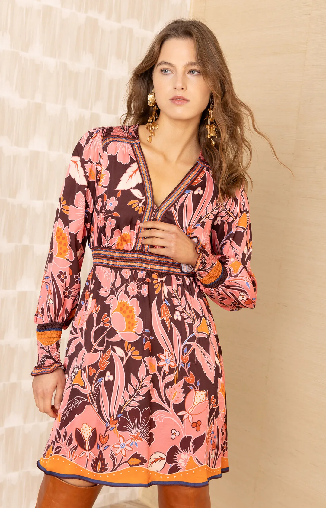 Ella Charmeuse Dress sold by Hale Bob product image thumbnail 5