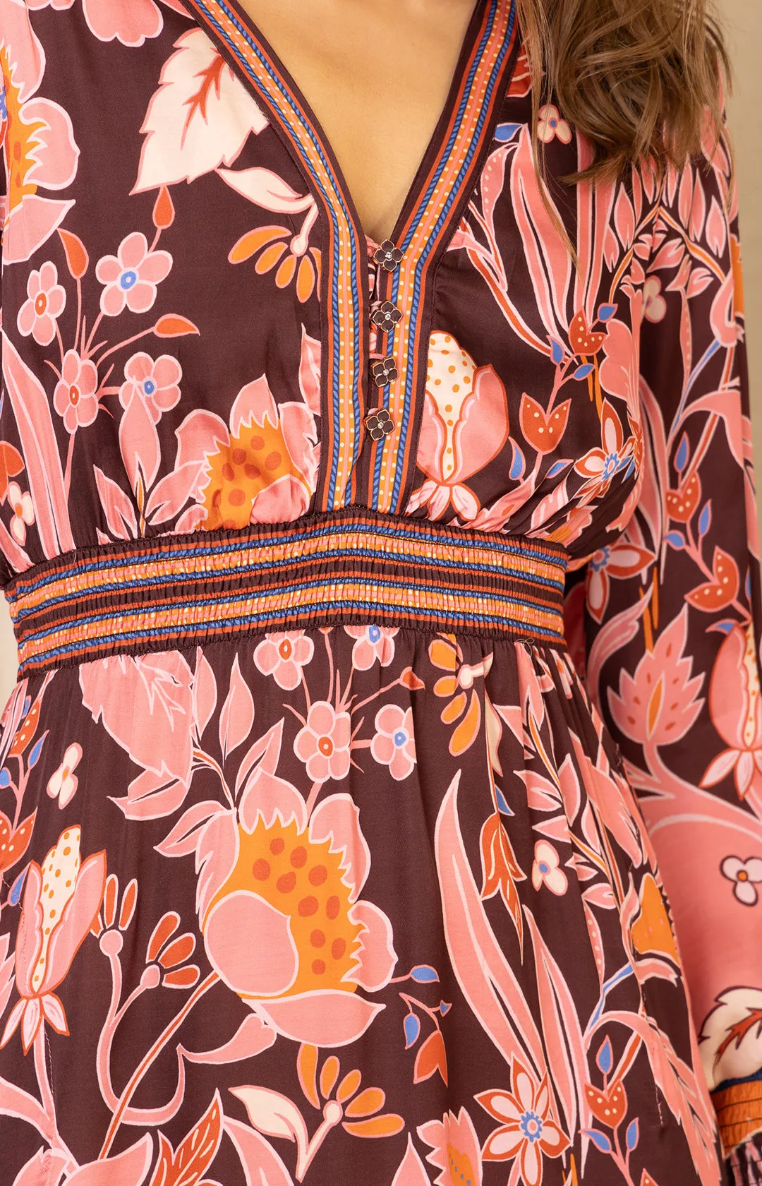 Ella Charmeuse Dress sold by Hale Bob product image thumbnail 4