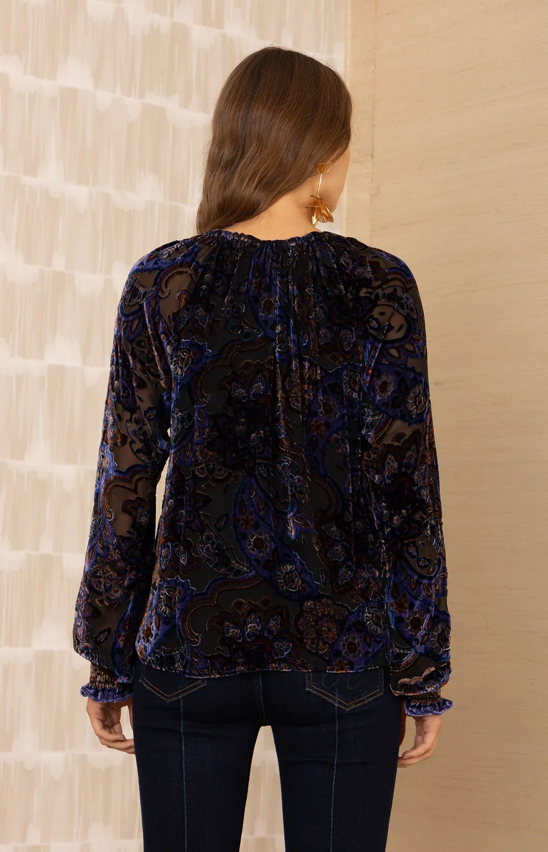 Elyse Velvet Top sold by Hale Bob product image thumbnail 2