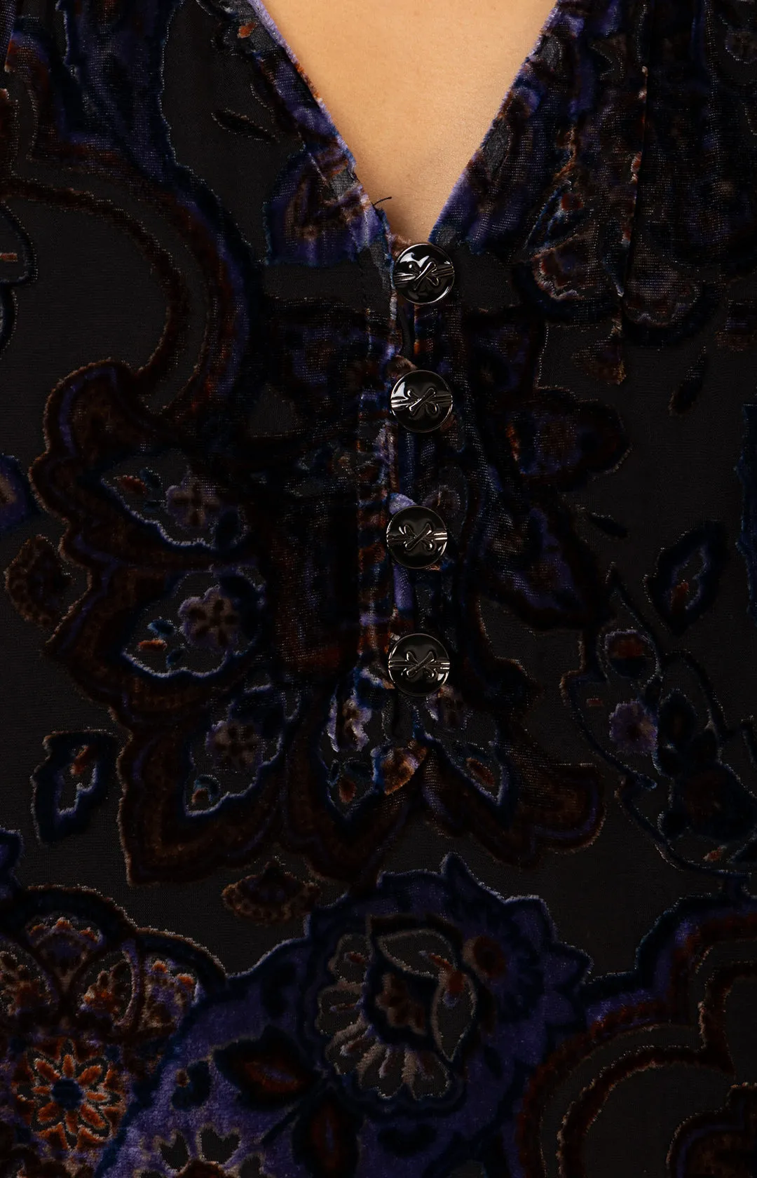 Elyse Velvet Top sold by Hale Bob product image thumbnail 4