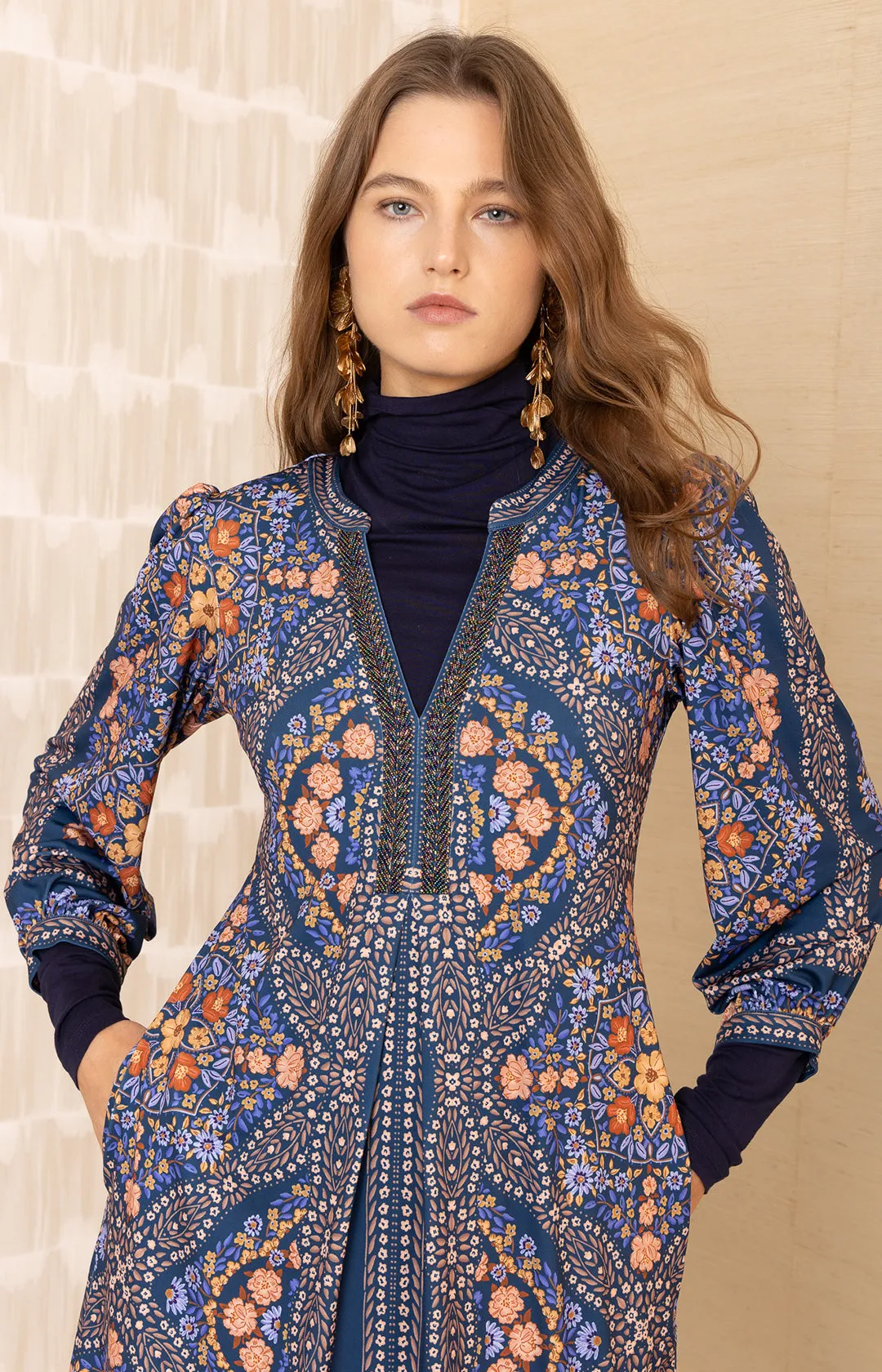 Malayah Beaded Jersey Dress sold by Hale Bob product image thumbnail 5