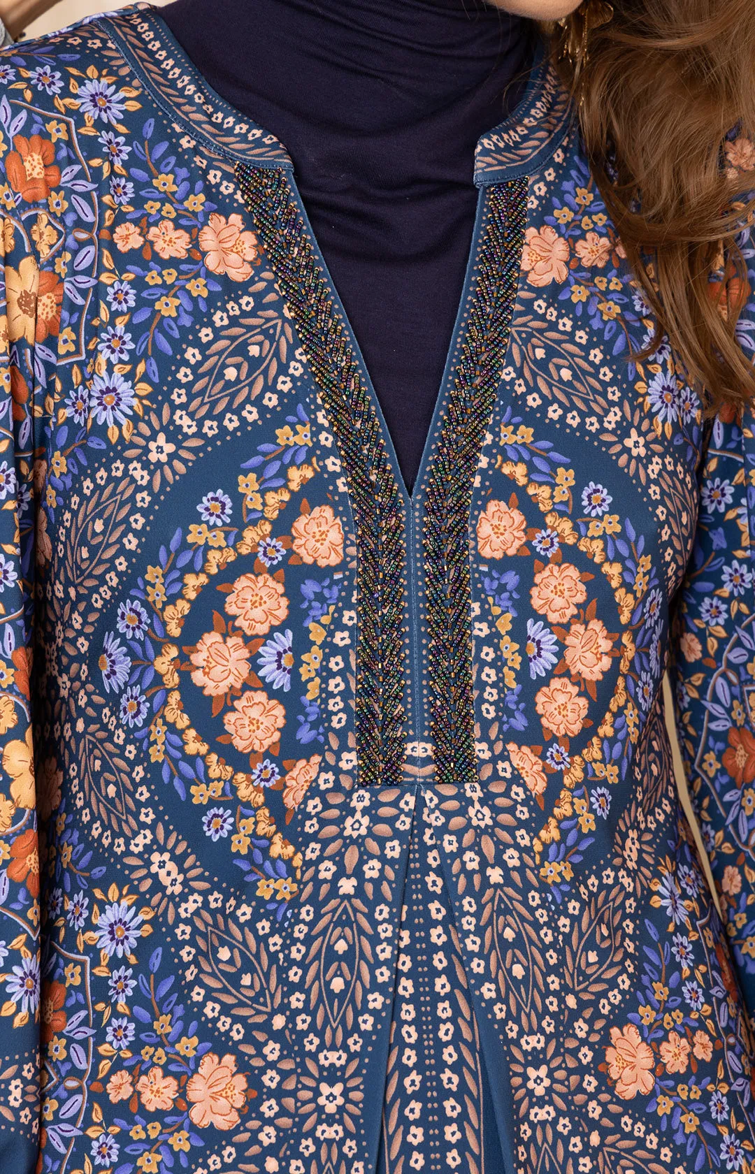 Malayah Beaded Jersey Dress sold by Hale Bob product image thumbnail 4