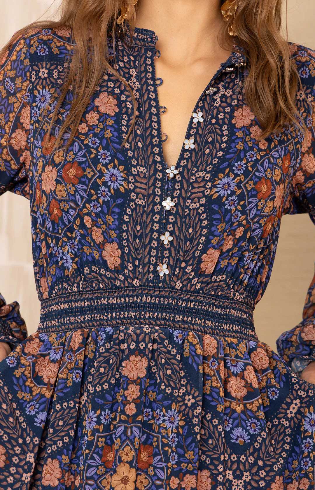 Marisol Chiffon Maxi Dress sold by Hale Bob product image thumbnail 5