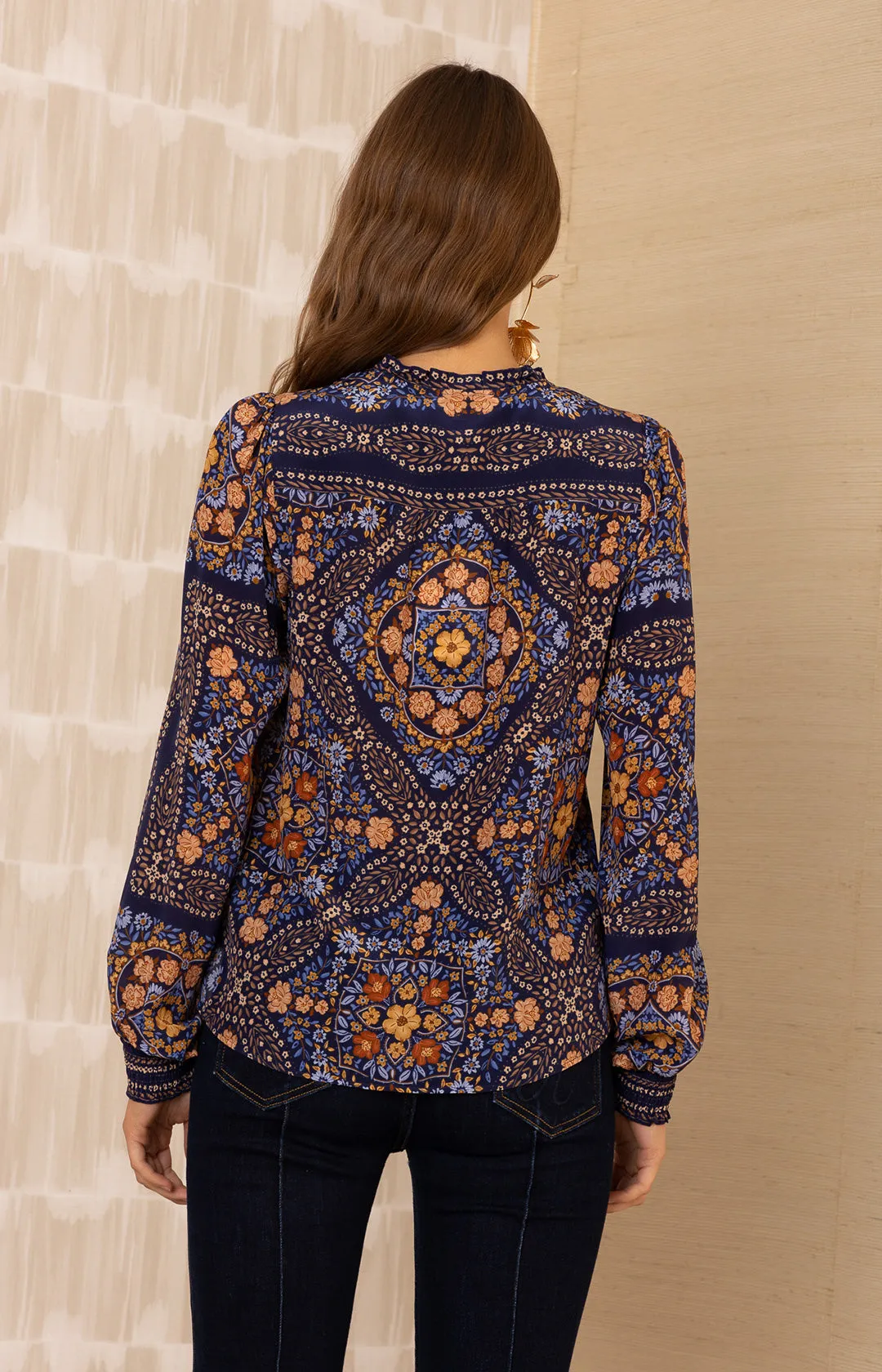 Raina Silk Top sold by Hale Bob product image thumbnail 2