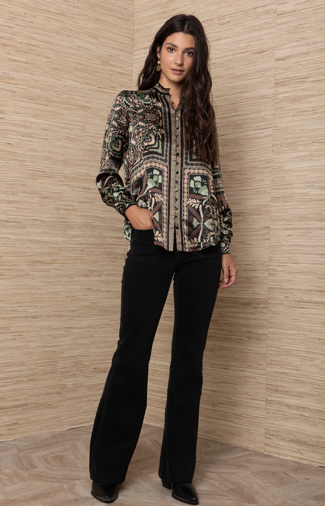 Etta Silk Top sold by Hale Bob product image thumbnail 3