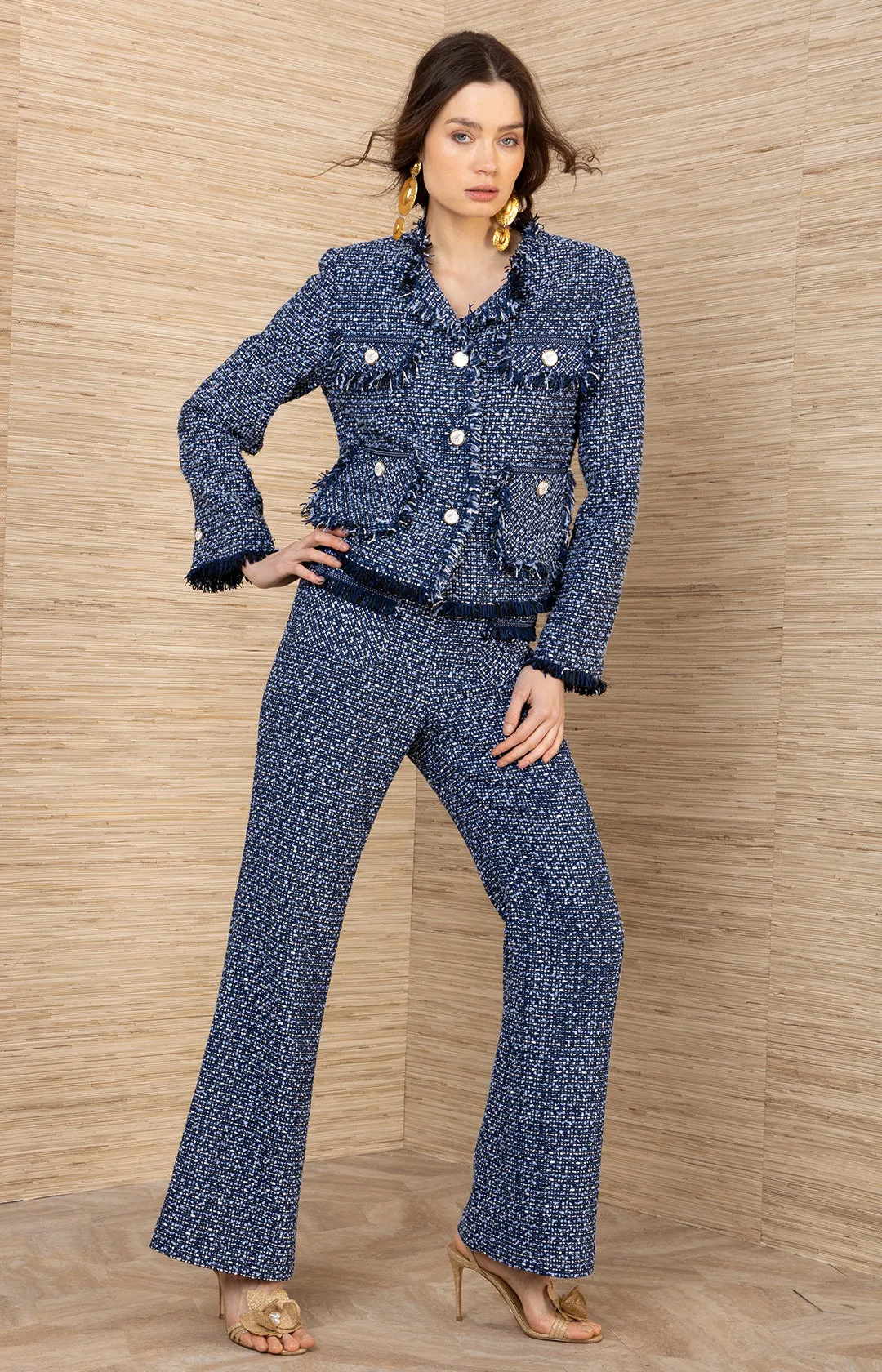 Nyomi Boucle Tweed Jacket sold by Hale Bob product image thumbnail 4