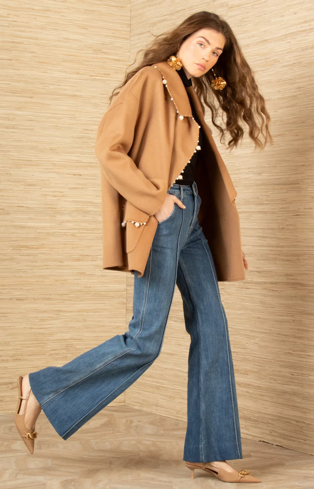 Landry Wool Beaded Coat sold by Hale Bob product image thumbnail 3