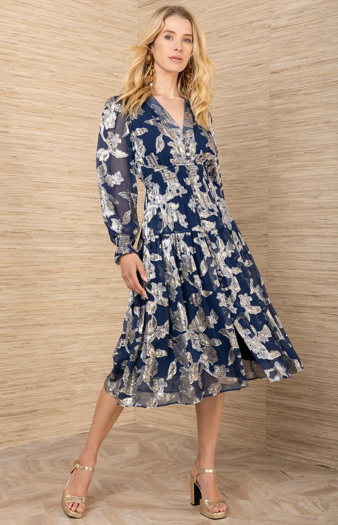 Raquel Silk Dress sold by Hale Bob product image thumbnail 5