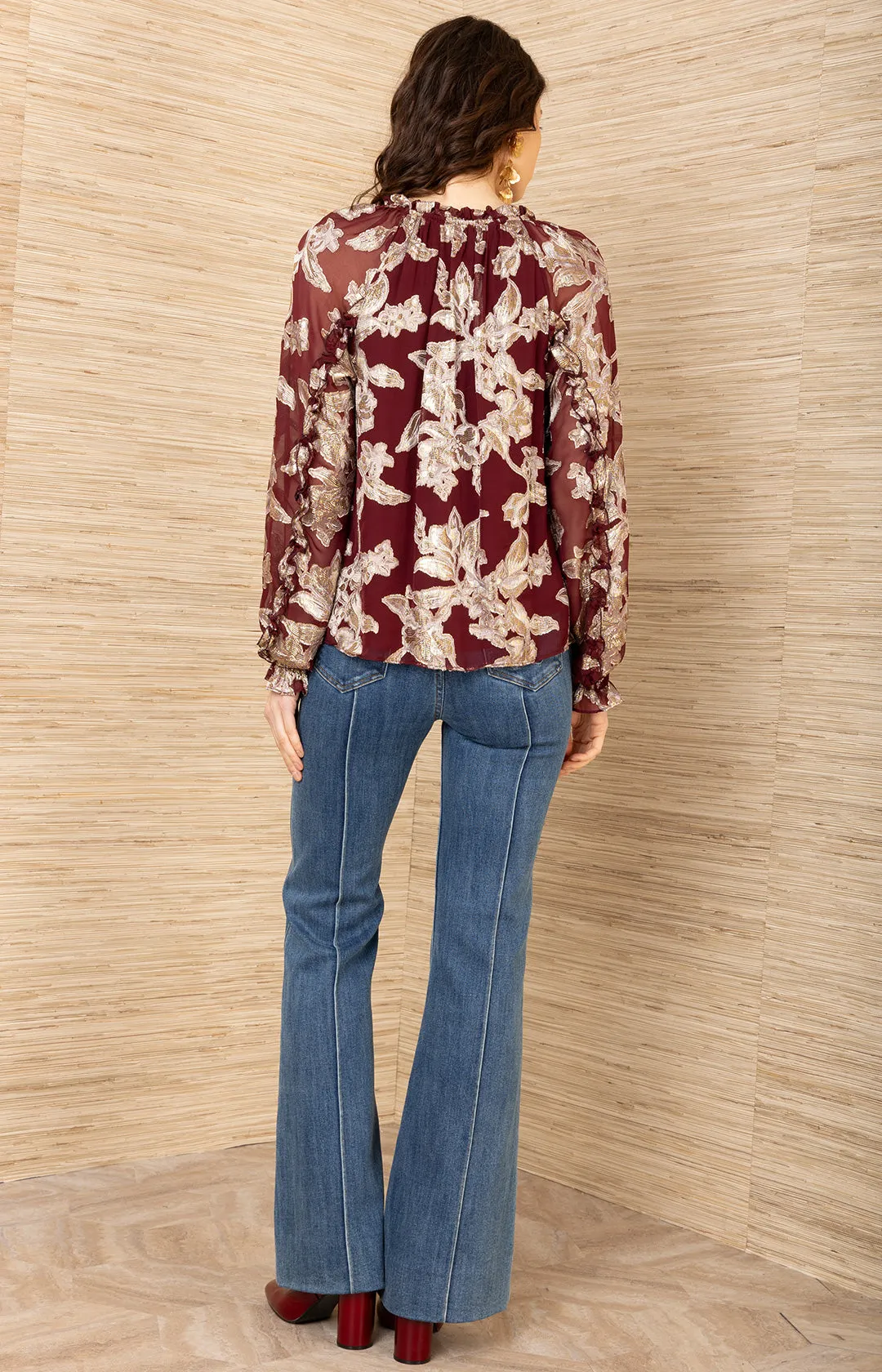 Robin Lurex Chiffon Top sold by Hale Bob product image thumbnail 2