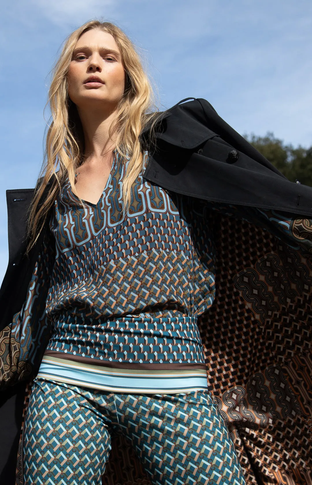 Paola Twill Trench-Coat sold by Hale Bob product image thumbnail 2