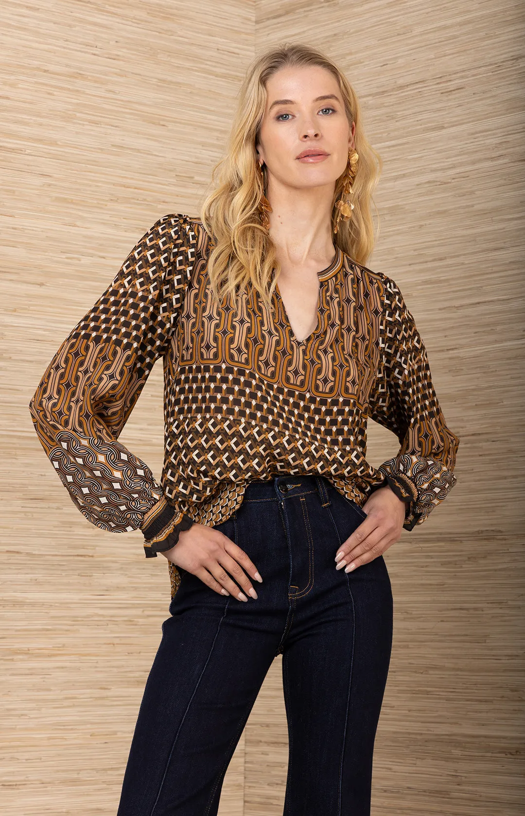 Addilynn Silk Top sold by Hale Bob product image thumbnail 5