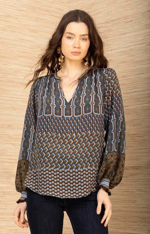 Addilynn Silk Top sold by Hale Bob