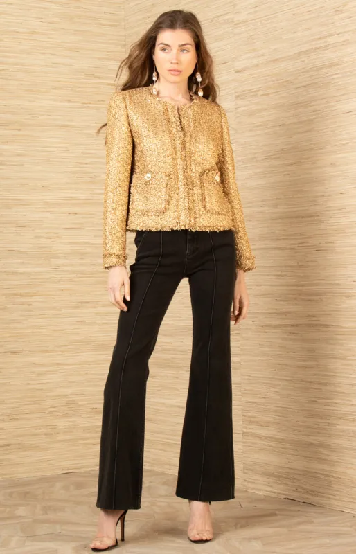 Magdalena Boucle Tweed Jacket sold by Hale Bob