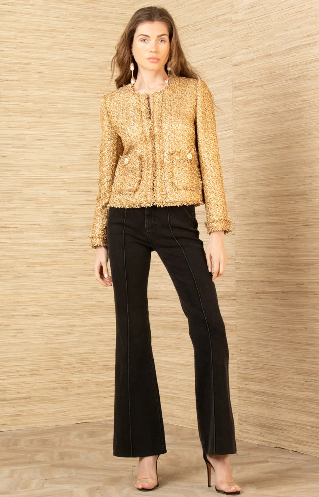 Magdalena Boucle Tweed Jacket sold by Hale Bob product image thumbnail 5