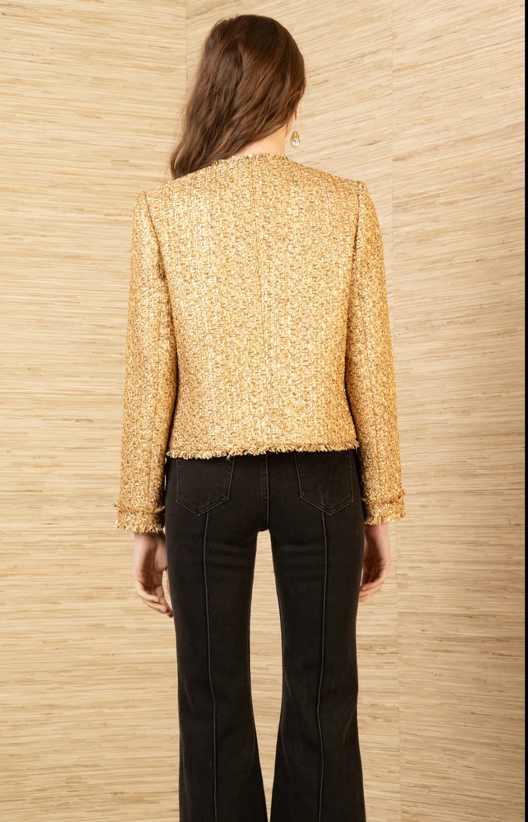 Magdalena Boucle Tweed Jacket sold by Hale Bob product image thumbnail 3