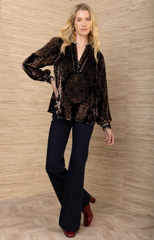 Kailey Velvet Top sold by Hale Bob