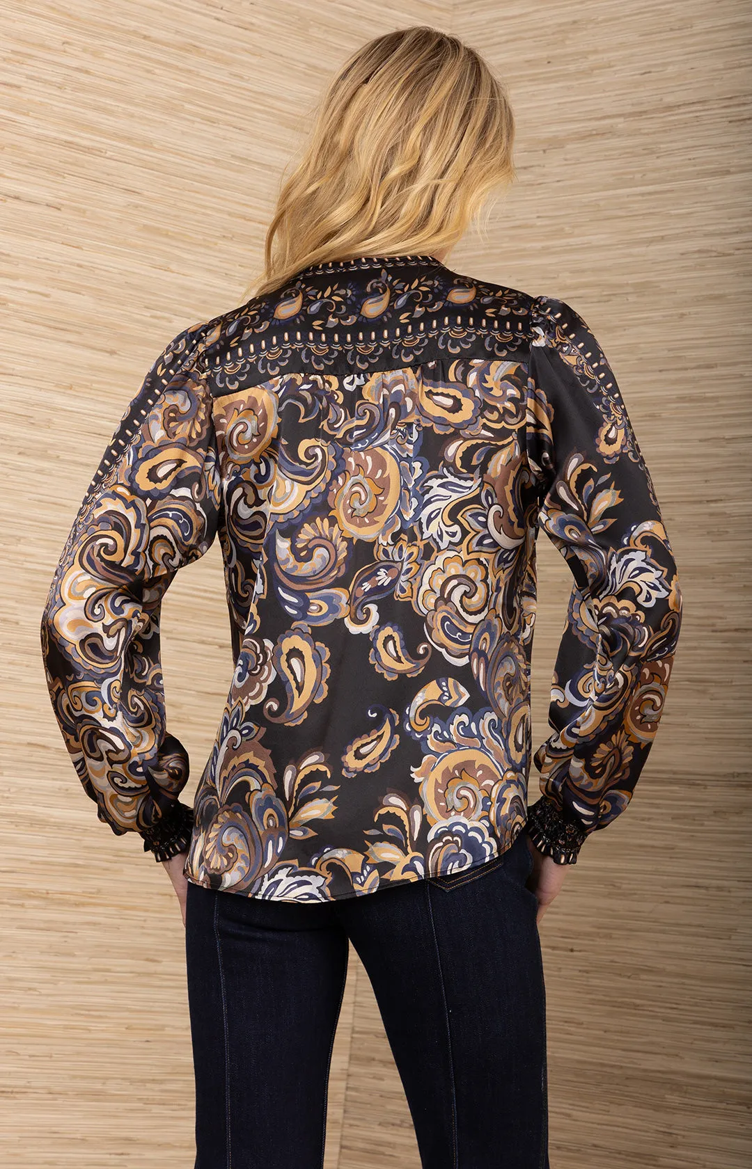 Haylee Silk Top sold by Hale Bob product image thumbnail 2